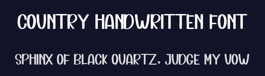 Country Handwritten Font by inermediaSTUDIO — Display Font — thumbnail 2