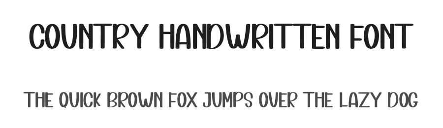 Country Handwritten Font by inermediaSTUDIO — Display Font
