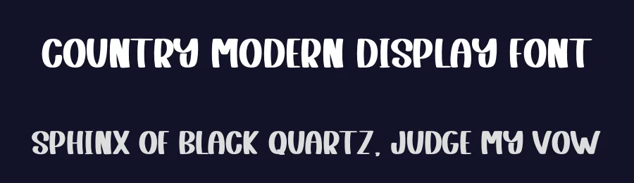 Country Modern Display Font by inermediaSTUDIO — Display Font — thumbnail 2