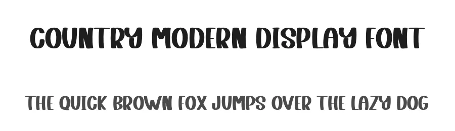 Country Modern Display Font by inermediaSTUDIO — Display Font