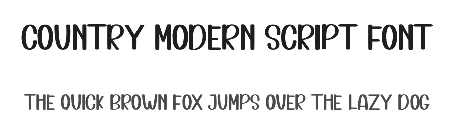 Country Modern Script Font by inermediaSTUDIO — Display Font
