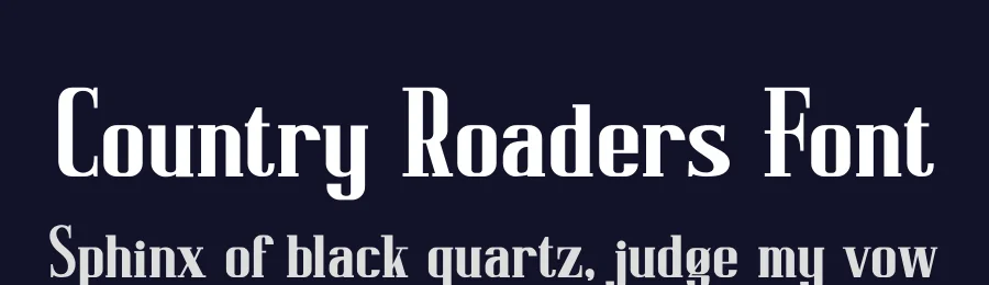 Country Roaders Font by SlideShoot — Serif Font — thumbnail 2