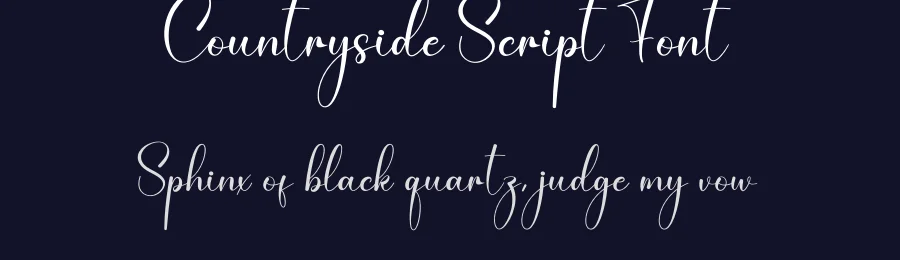 Countryside Script Font by creativeletter — Script Handwritten Font — thumbnail 2