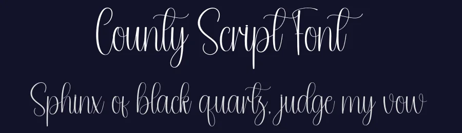 County Script Font by andikastudio — Script Handwritten Font — thumbnail 2
