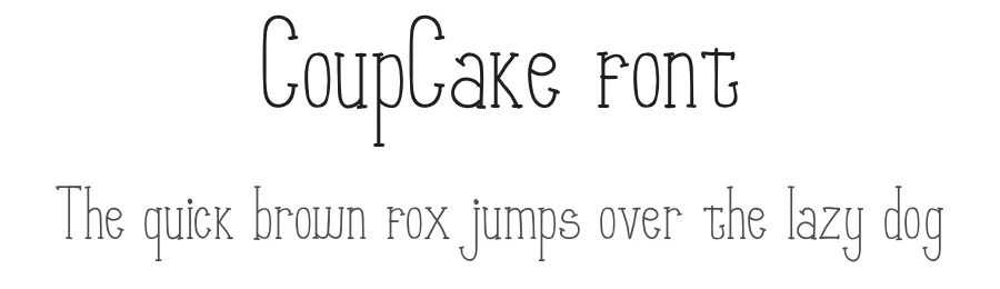 CoupCake font by itypeface — Script Handwritten Font