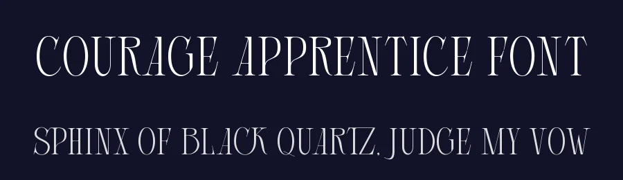 Courage Apprentice Font by Heinzel Std. — Serif Font — thumbnail 2