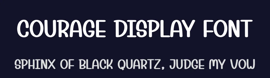 Courage Display Font by andikastudio — Display Font — thumbnail 2
