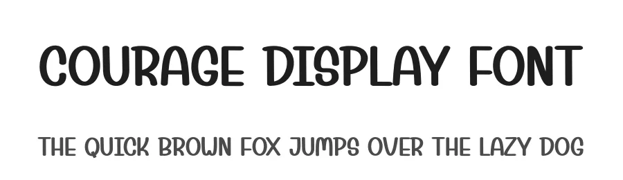 Courage Display Font by andikastudio — Display Font