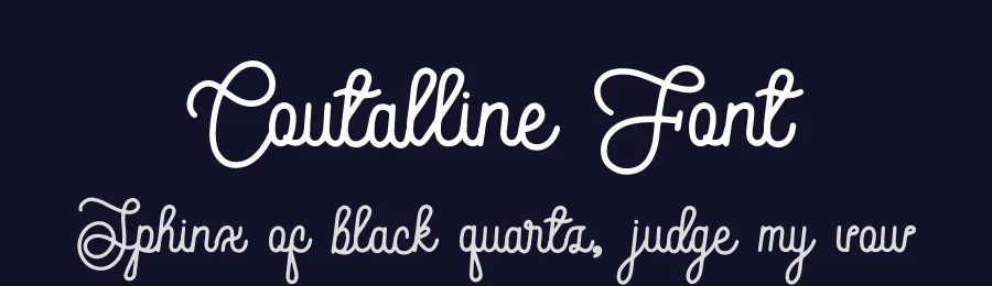 Coutalline Font by Denustudios — Script Handwritten Font — thumbnail 2