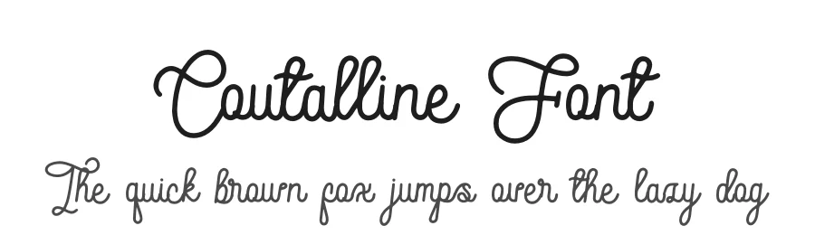 Coutalline Font by Denustudios — Script Handwritten Font