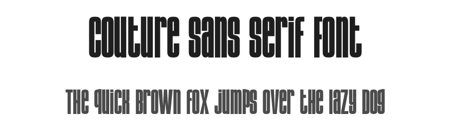 Couture Sans Serif Font by Funtype — Decorative Font