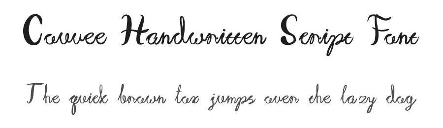 Couvee Handwritten Script Font by imamfathoni0 — Serif Font