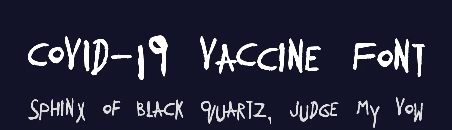 COVID-19 VaCcine Font by zai — Decorative Font — thumbnail 2