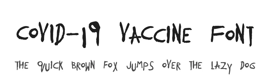 COVID-19 VaCcine Font by zai — Decorative Font