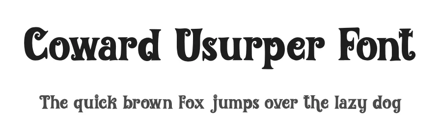 Coward Usurper Font by Denustudios — Display Font