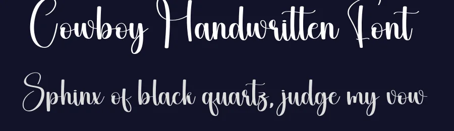 Cowboy Handwritten Font by andikastudio — Script Handwritten Font — thumbnail 2