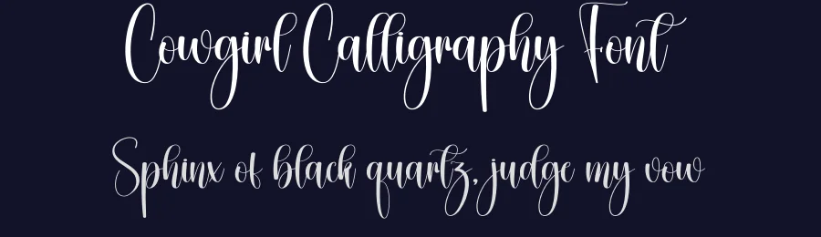 Cowgirl Calligraphy Font by creativeletter — Script Handwritten Font — thumbnail 2