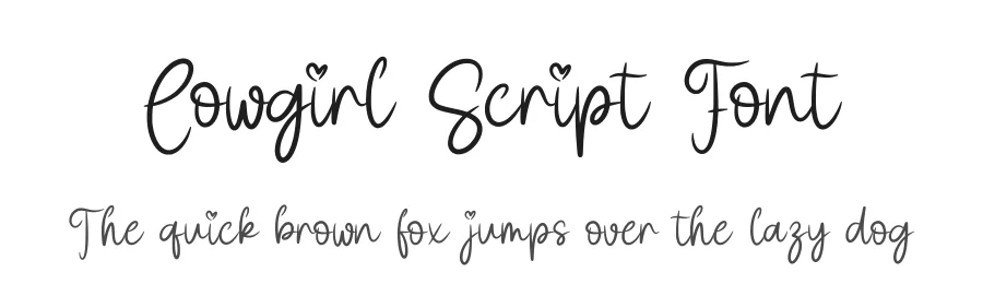 Cowgirl Script Font by Craftedtype — Script Handwritten Font