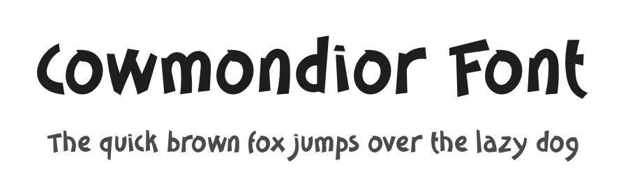 Cowmondior Font by Storytype — Display Font