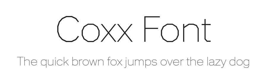 Coxx Font by Marek Pistora — Display Font