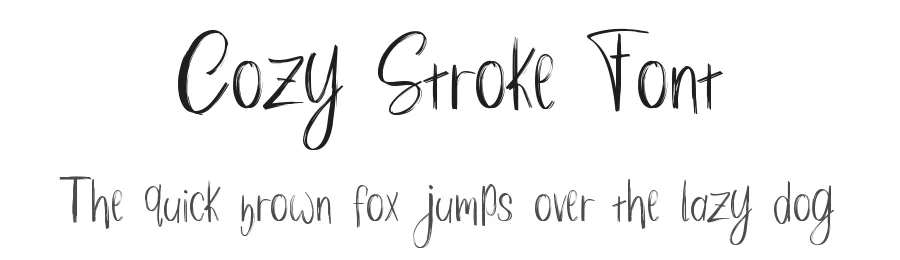 Cozy Stroke Font by Dm Studio — Script Handwritten Font