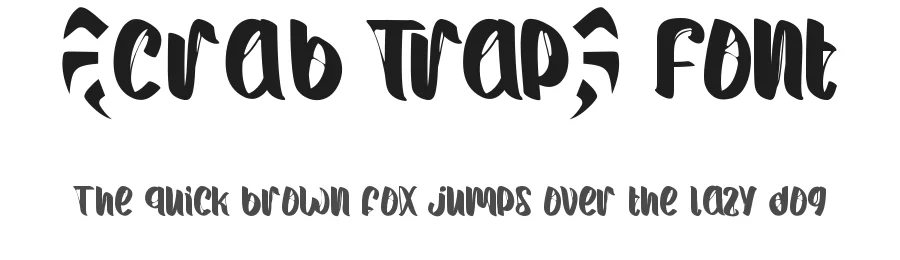 Crab Trap Font by noahtype — Decorative Font