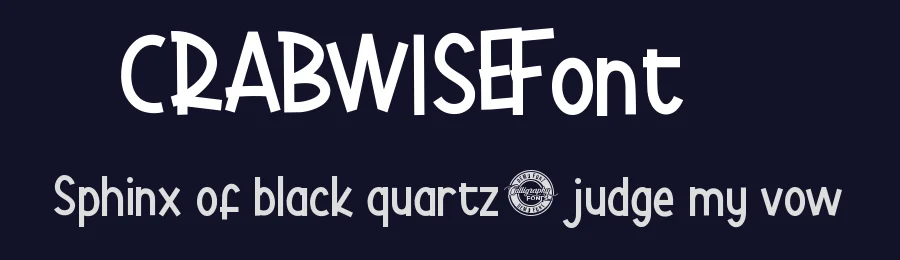 Crabwise Font by CalligraphyFonts.net — Display Font — thumbnail 2