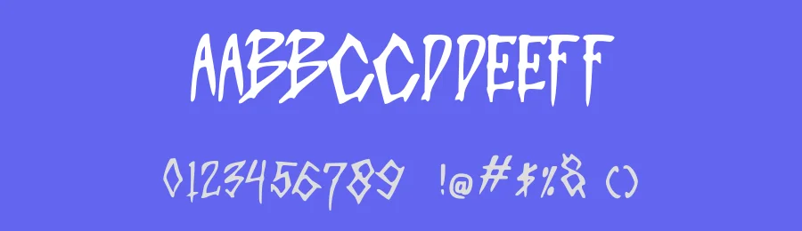 Crack Danger Font by idealeksis — Display Font — thumbnail 3