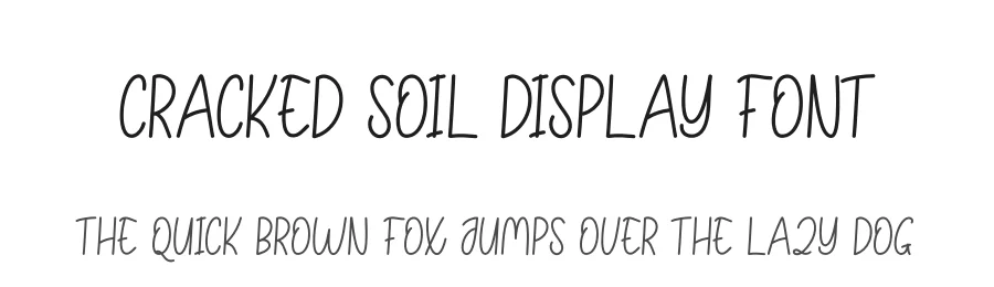 Cracked Soil Display Font by andikastudio — Display Font