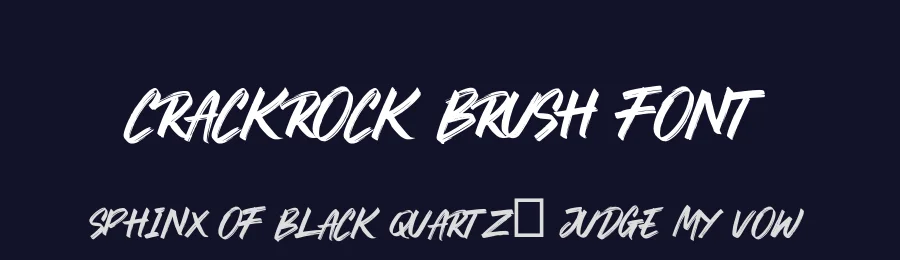 Crackrock Brush Font by harisprawoto — Script Handwritten Font — thumbnail 2