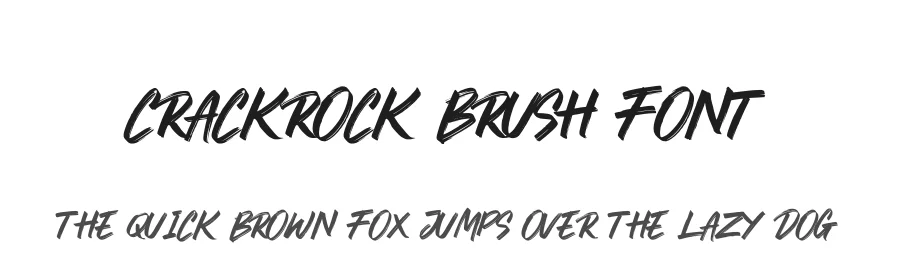 Crackrock Brush Font by harisprawoto — Script Handwritten Font
