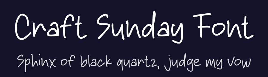 Craft Sunday Font by Studio Hello Good — Script Handwritten Font — thumbnail 2