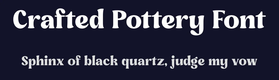 Crafted Pottery Font by timelesstype.co — Serif Font — thumbnail 2