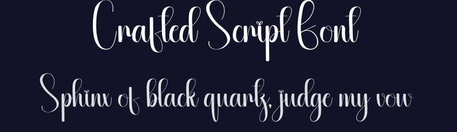 Crafted Script Font by creativeletter — Script Handwritten Font — thumbnail 2
