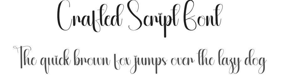 Crafted Script Font by creativeletter — Script Handwritten Font