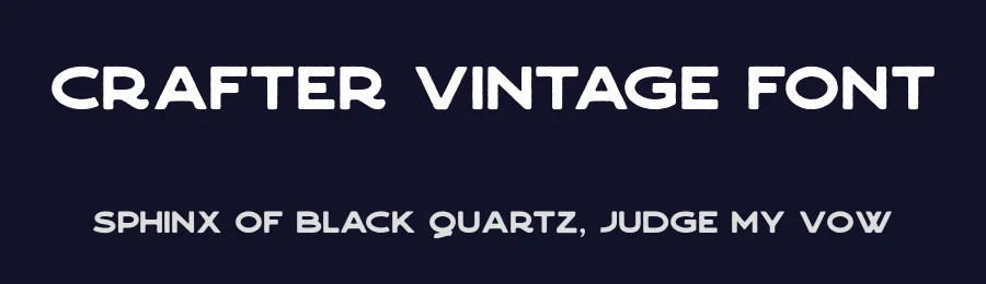 Crafter Vintage Font by 1871 Project — Decorative Font — thumbnail 2