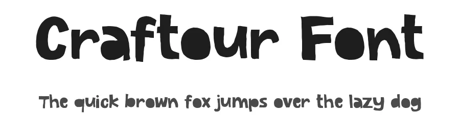 Craftour Font by Rautan Studio — Display Font
