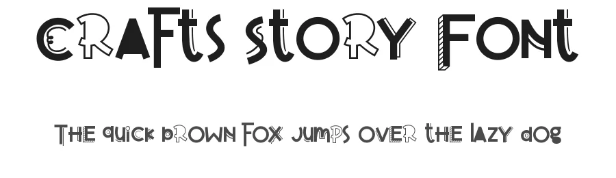 Crafts Story Font by noahtype β Decorative Font