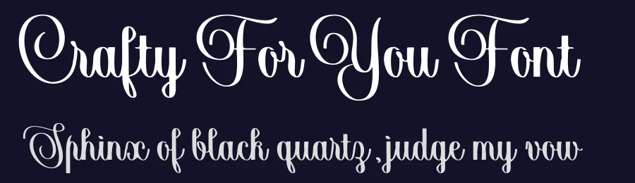 Crafty For You Font by solidtype — Script Handwritten Font — thumbnail 2