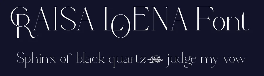 Craisa Loena Font by VinType — Display Font — thumbnail 2