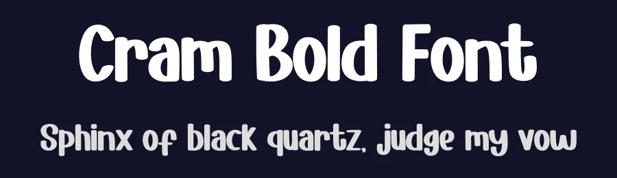 Cram Bold Font by Siapgraph — Display Font — thumbnail 2
