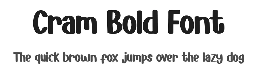 Cram Bold Font by Siapgraph — Display Font