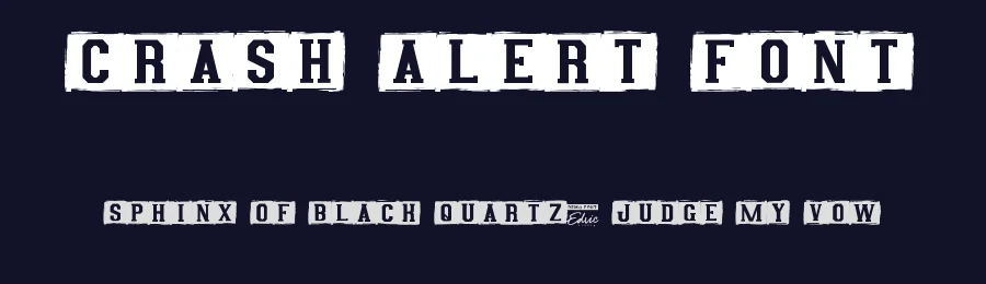 Crash Alert Font by edricstudio — Slab Serif Font — thumbnail 2