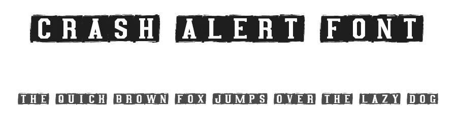 Crash Alert Font by edricstudio — Slab Serif Font