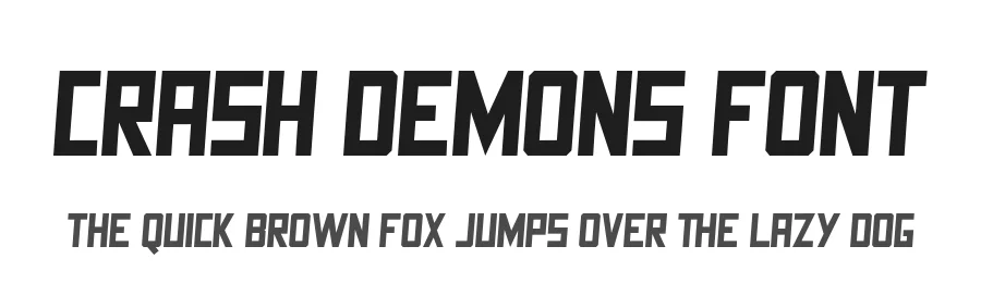 Crash Demons Font by Gian Studio — Display Font