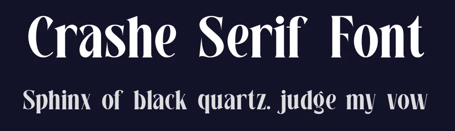 Crashe Serif Font by ErmediaStudio — Serif Font — thumbnail 2