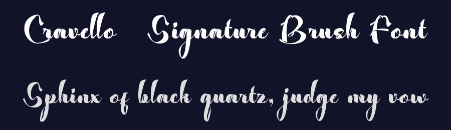 Cravello – Signature Brush Font by Type Class Heroes — Script Handwritten Font — thumbnail 2