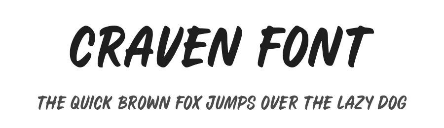 Craven Font by Alpaprana — Display Font