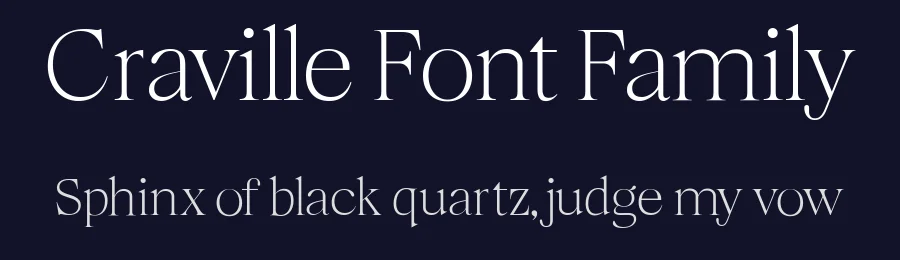 Craville Font Family by glyphminds.studios — Serif Font — thumbnail 2