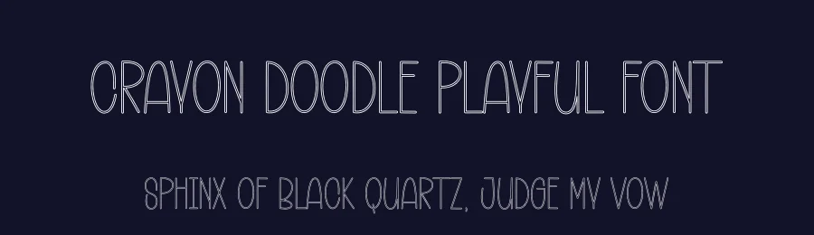 Crayon Doodle Playful Font by andikastudio — Display Font — thumbnail 2